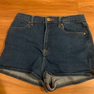 Urban High Rise Denim Shorts